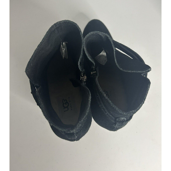 Ugg Alexandria Wedge Boot Women's Ankle Bootie Size 9.5 Lined - Picture 6 of 11